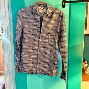 Ben Sherman Blue Graphite Shirt